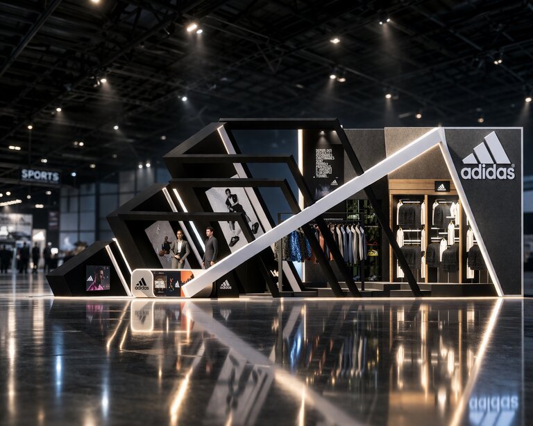 Adidas stand elevation