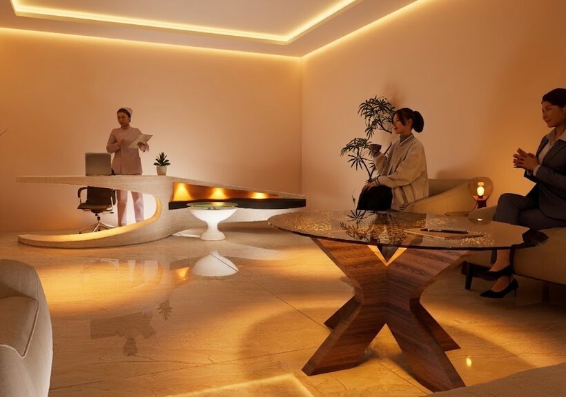 Reception interior